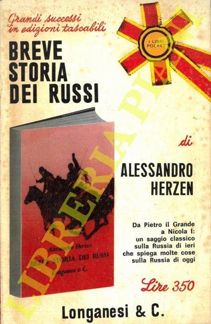 Breve storia dei russi - Aleksandr Herzen - copertina