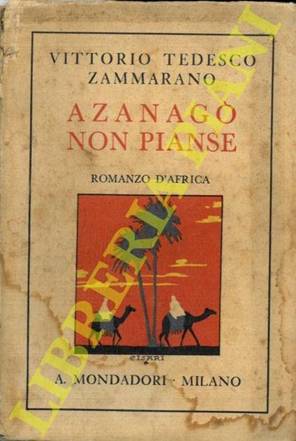 Azanagò non pianse - Vittorio Tedesco Zammarano - copertina