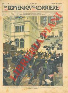 Pugilato fra i deputati durante una seduta a Montecitorio - A. Beltrame - copertina