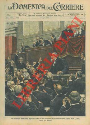 La conversione della rendita approvata in tre ore dal Parlamento - A. Beltrame - copertina