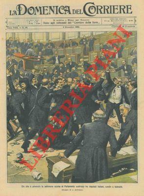 Zuffa tra deputati nel parlamento autriaco - A. Beltrame - copertina