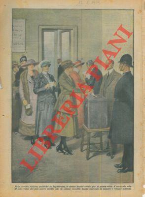 Per la prima volta in Inghilterra le donne hanno votato per le elezioni politiche - A. Beltrame - copertina
