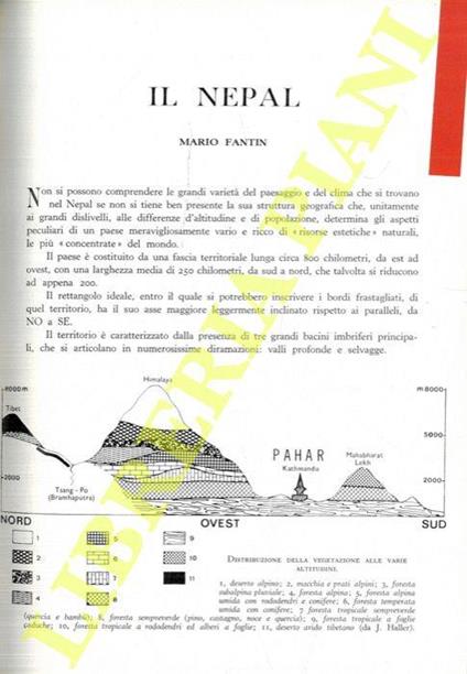 Il Nepal - Mario Fantin - copertina