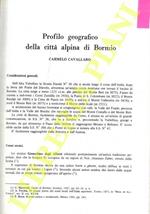 Profilo geografico della città alpina di Bormio