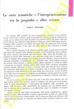 Le carte tematiche e l'interpretazione tra la geografia e altre scienze