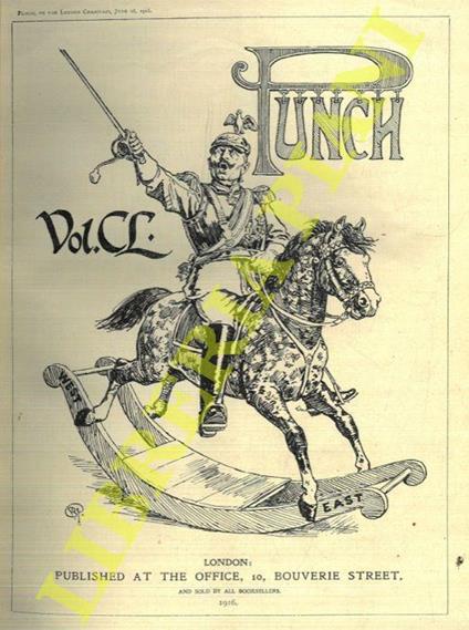 Punch or the London Charivari. 1916. Vol. 150 e 151 - copertina