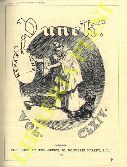 Punch or the London Charivari. 1923. Vol. 164 e 165 - copertina