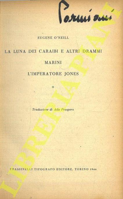 La Luna dei Caraibi e altri drammi marini, L’imperatore Jones - copertina