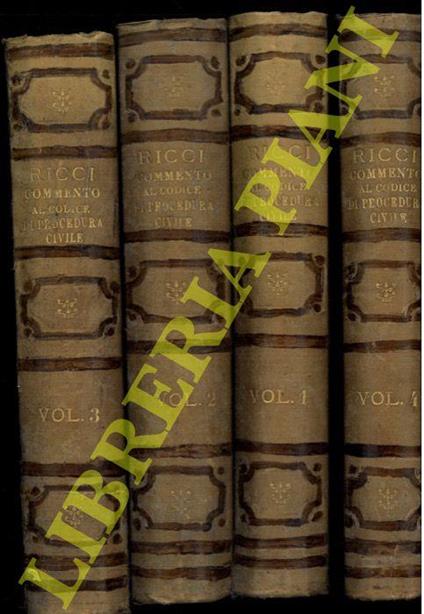 Commento al codice di procedura civile - copertina