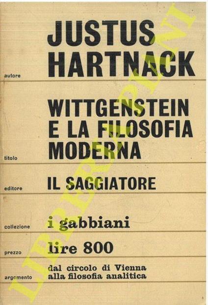 Wittgenstein e la filosofia moderna - copertina
