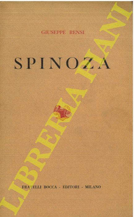 Spinoza - copertina