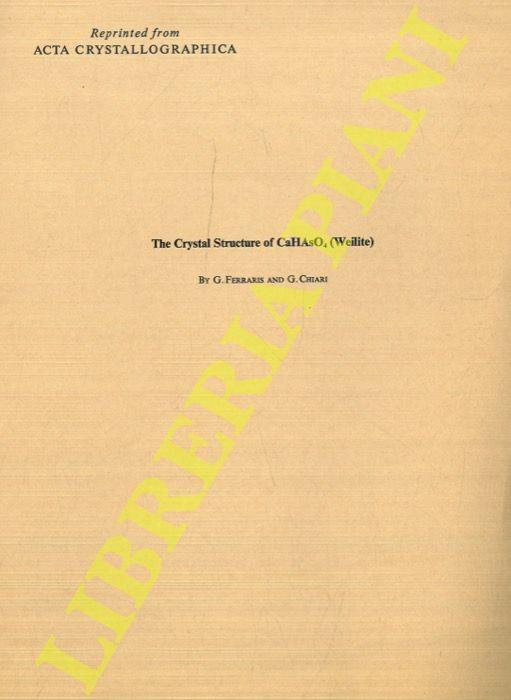 The Crystal Structure of CaHAsO4 (Weilite) - G. Ferraris - copertina