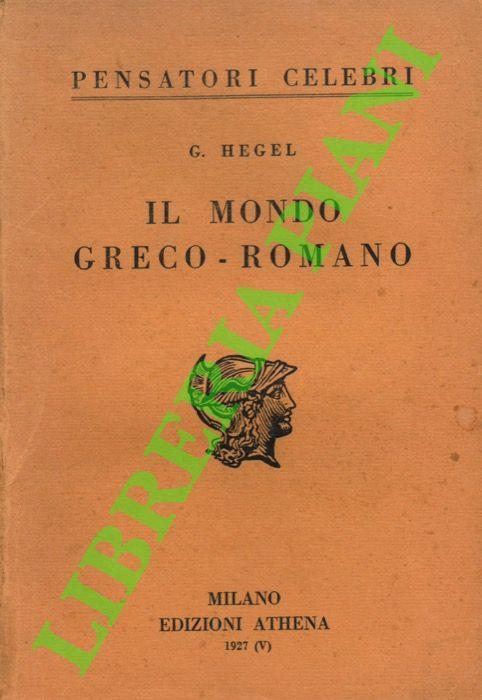 Il mondo greco - romano - copertina