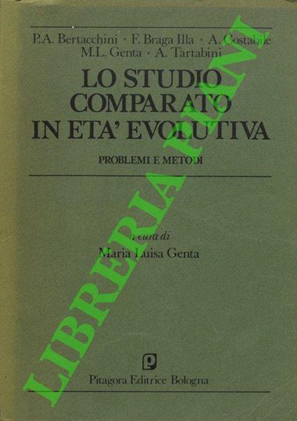 Lo studio comparato in età evolutiva, problemi e metodi - copertina