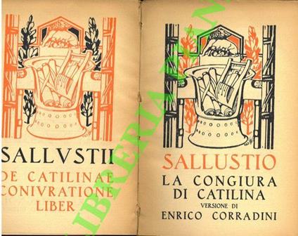 La congiura di Catilina. Tr. E.Corradini - C. Crispo Sallustio - copertina