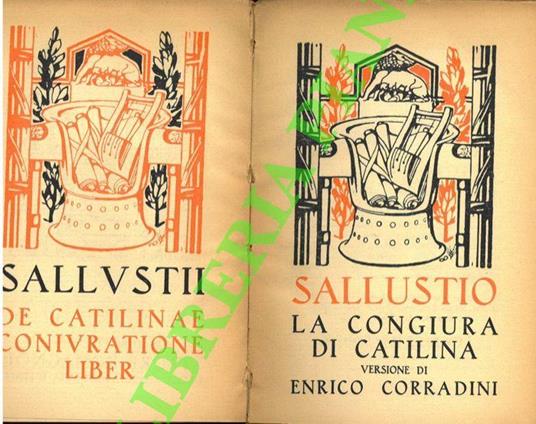 La congiura di Catilina. Tr. E.Corradini - C. Crispo Sallustio - copertina