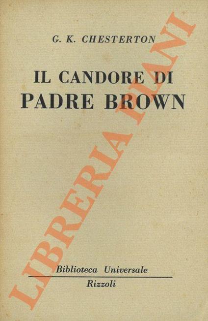 Il candore di Padre Brown - Gilbert K. Chesterton - copertina