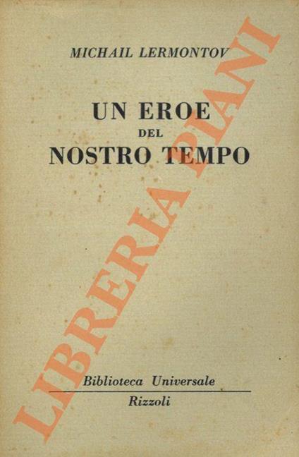 Un eroe del nostro tempo - Michail Jur'evi Lermontov - copertina
