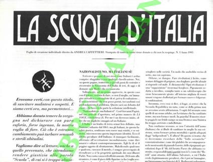 La scuola d'Italia - copertina