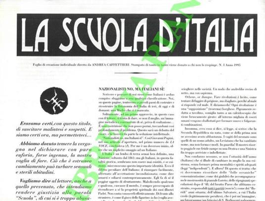 La scuola d'Italia - copertina