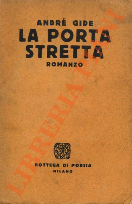 La porta stretta - André Gide - copertina