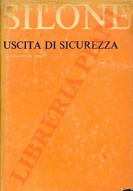 Uscita di sicurezza - Ignazio Silone - copertina