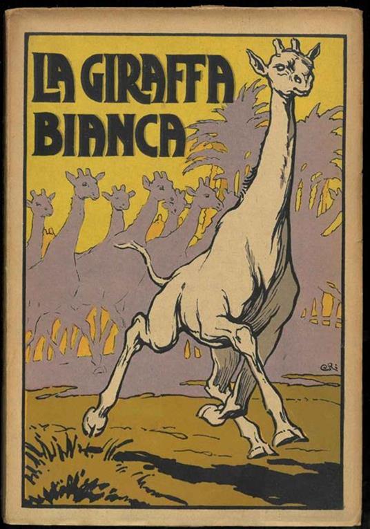 La giraffa bianca - Emilio Salgari - copertina