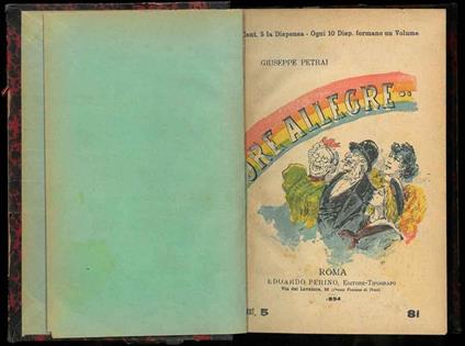 Ore Allegre. - Giuseppe Petralia - copertina