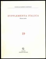 Supplementa italica. Nuova serie n. 19. Umbria - Liguria - Transpadana