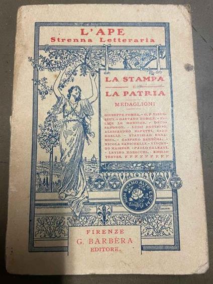 L' Ape. Strenna letteraria - copertina