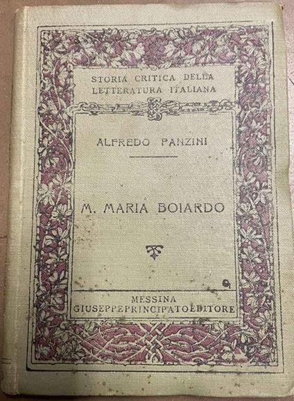 Matteo Maria Boiardo - Alfredo Panzini - copertina