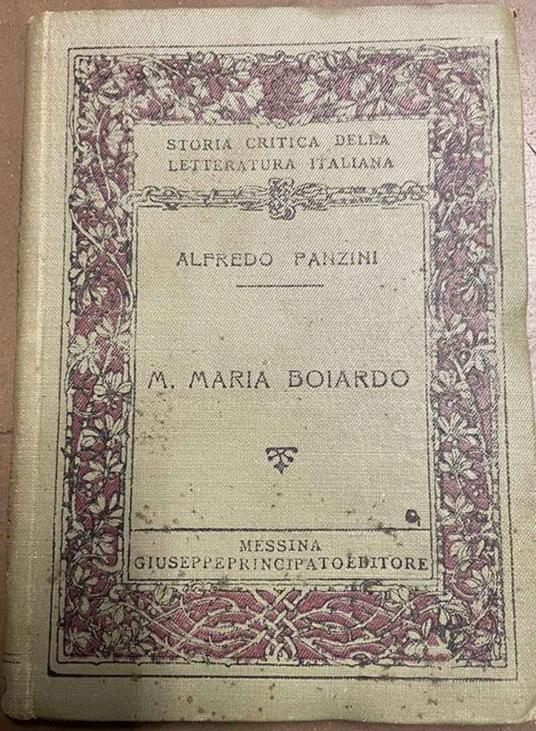 Matteo Maria Boiardo - Alfredo Panzini - copertina