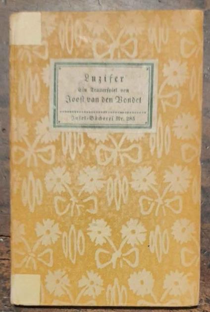 Luzifer. Trauerspiel - copertina