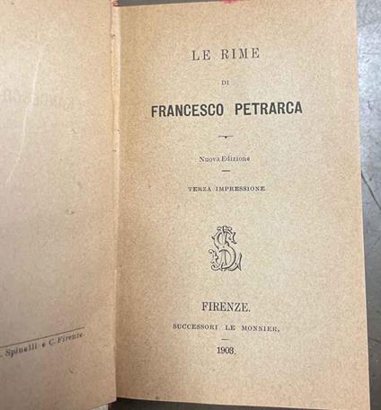 Le Rime. Nuova edizione - Francesco Petrarca - copertina