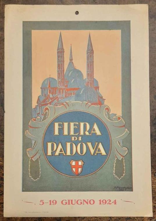 Fiera di Padova 5 - 19 giugno 1924 - copertina