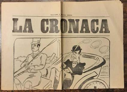 La Cronaca. 1 Marzo 1909 - copertina