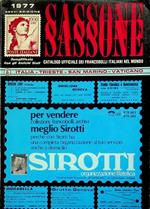 Sassone semplificato: catalogo dei francobolli d'Italia, Trieste, San Marino, Vaticano: 1977