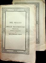Del merito e delle ricompense: trattato storico e filosofico