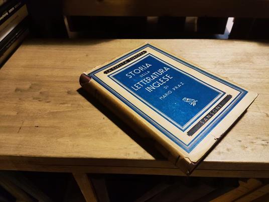 Storia della letteratura inglese - Mario Praz - copertina