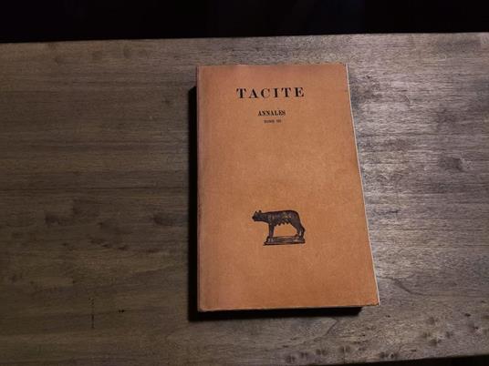 Annales tome III - P. Cornelio Tacito - copertina