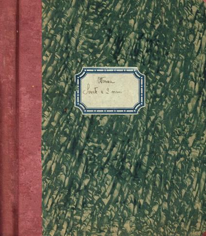 Sonate a due mani - copertina