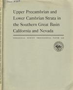 Upper precambrian and lower cambrian strata in the southern great basin California and Nevada