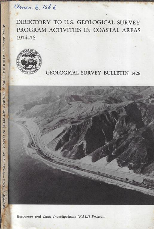 Directory to U.S. Geological Survey program activities in coastal areas 1974-76 - copertina