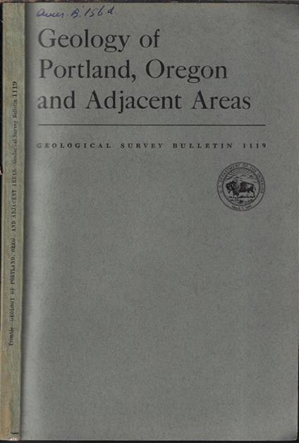 Geology of Portland, Oregon and Adjacent Areas - copertina