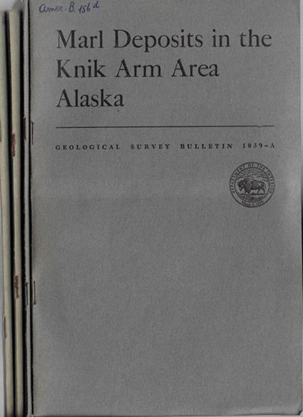 Geological survey bulletin 1039 A, B, C, D - copertina