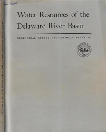 Water resources of the delaware river basin - copertina