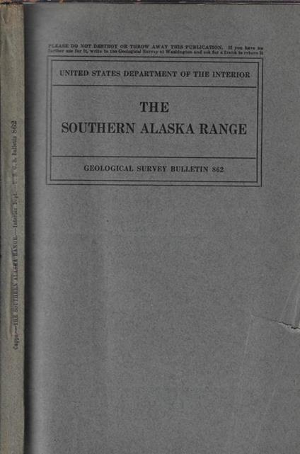 The southern Alaska range - copertina