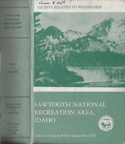 Mineral resources of the eastern part of the Sawtooth National Recreation Area, custer and blaine Counties, Idaho - copertina