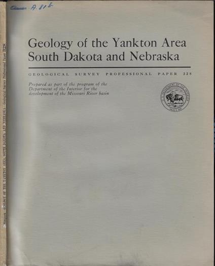 Geology of the Yankton Area South Dakota and Nebraska - copertina