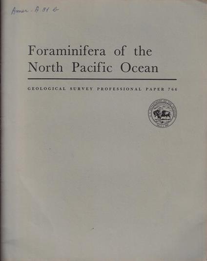 Foraminifera of the North Pacific Ocean - copertina